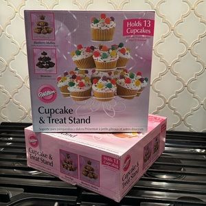2 Wilton Cupcake & Treat Stands in boxes